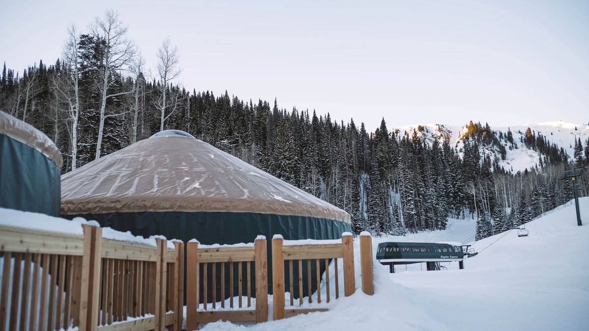 Architecture: WPA Architecture Empire Canyon Lodge Yurts, Park City, Utah — MEP engineering by Red Brick Engineering